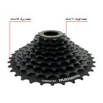 خودرو 9 سرعته دوچرخه شیمانو مدل کشویی (34-11) SHIMANO CS-HG200-9 - تصویر 2