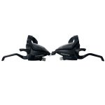 دسته دنده کلاجدار دوچرخه شیمانو 24 سرعته مدل SHIMANO ST-EF500 خفاشی - بسته 2 عددی - تصویر 2