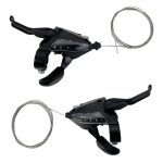 دسته دنده کلاچ‌دار شیمانو SHIMANO ST-EF500 اورجینال - 21 سرعته خفاشی - تصویر 3