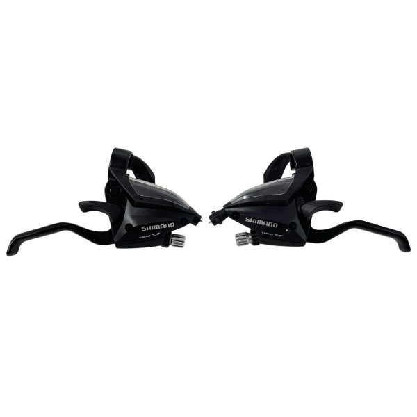 دسته دنده کلاچ‌دار شیمانو SHIMANO ST-EF500 اورجینال - 21 سرعته خفاشی