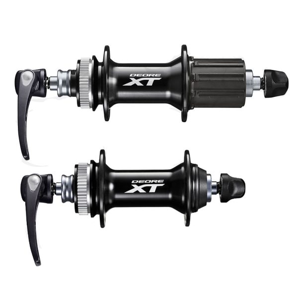 توپی جلو و عقب ضامندار دوچرخه شیمانو مدل 32 سوراخ سنترلاک SHIMANO DEORE XT M8000