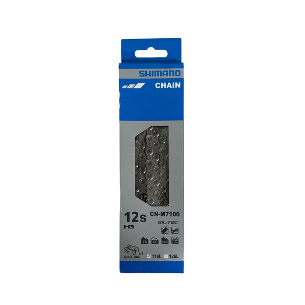 زنجیر دوچرخه شیمانو 12سرعته SHIMANO CN-M7100 12SP 116L