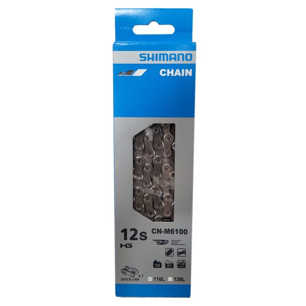 زنجیر دوچرخه شیمانو 12سرعته SHIMANO CN-M6100 12SP 116L